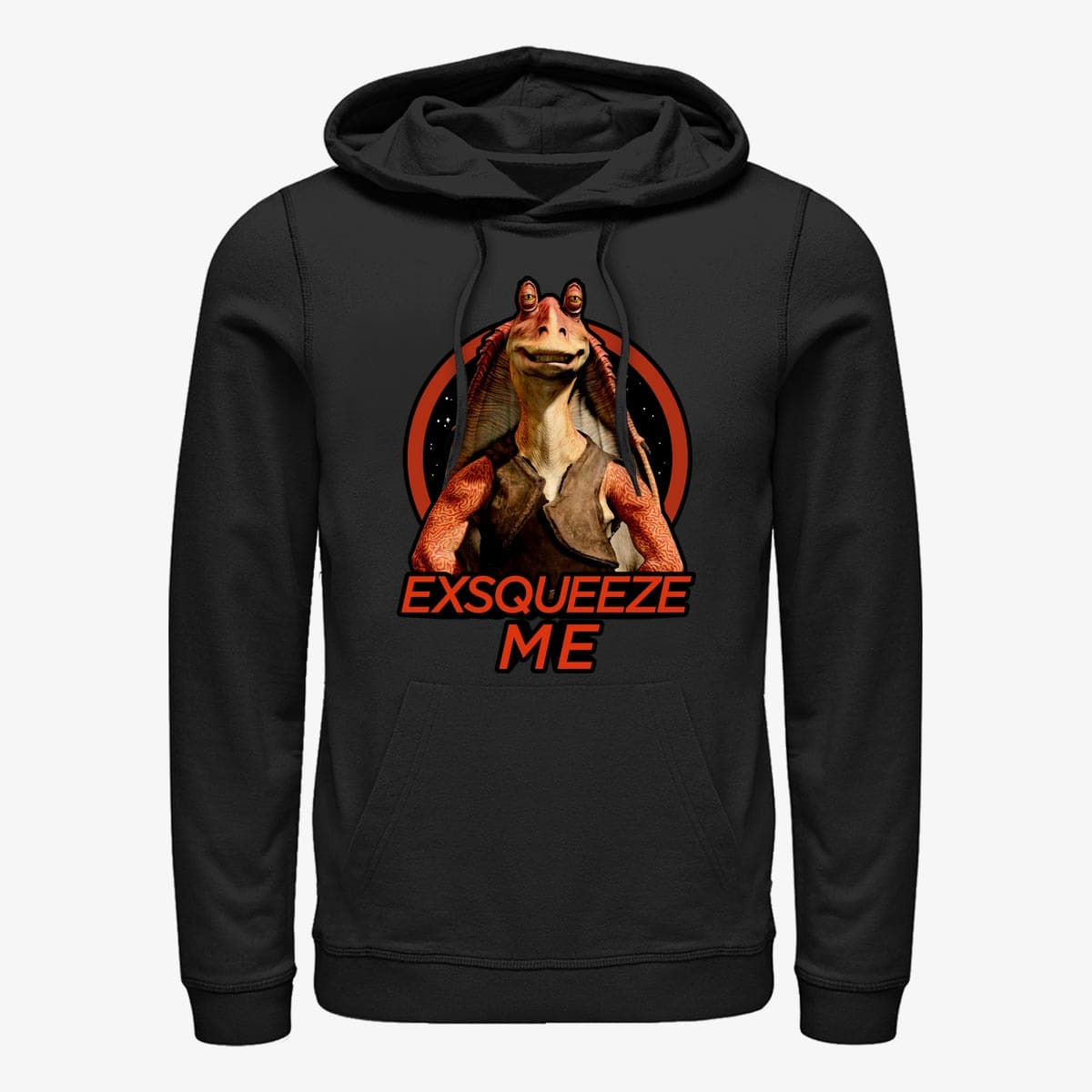 Sweatshirts Merch Star Wars: Classic - NVR Forget Jar Jar Unisex Hoodie Black