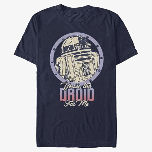 Majica Merch Star Wars: Classic - Droid for Me Unisex T-Shirt Navy Blue