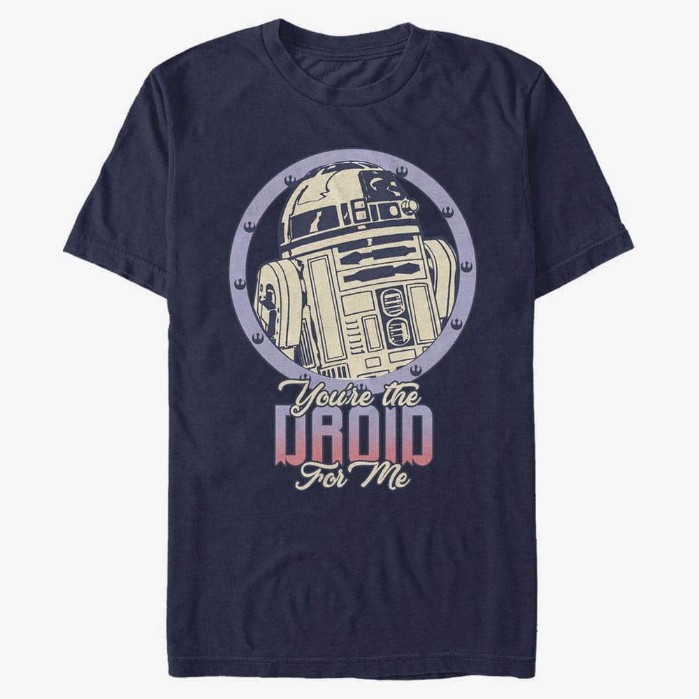 T-Shirts Merch Star Wars: Classic - Droid for Me Unisex T-Shirt Navy Blue