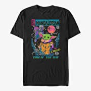 Merch Star Wars: The Mandalorian - Neon Poster Unisex T-Shirt Black