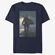 Merch Star Wars: The Mandalorian - The Way Unisex T-Shirt Navy Blue