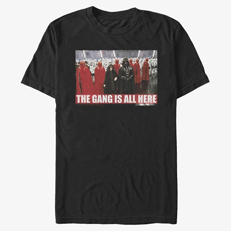 T-särk Merch Star Wars: Classic - The Gang Is All Here Unisex T-Shirt Black