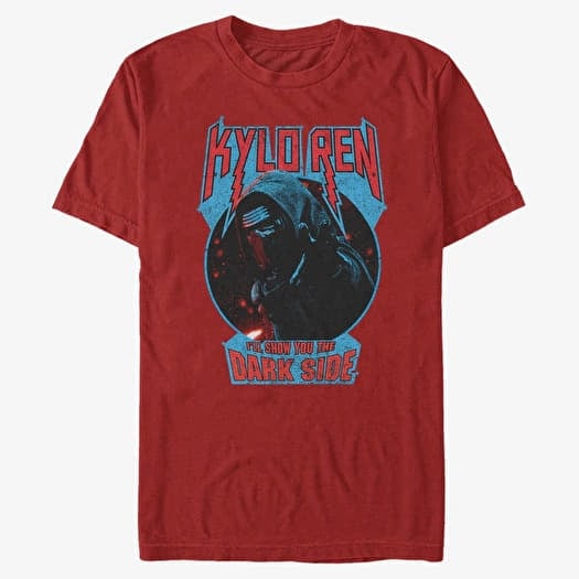 T-krekls Merch Star Wars: Episode 7 - Darkside Dude Unisex T-Shirt Red