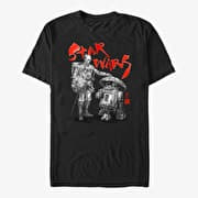 Merch Star Wars: Visions - Anime Droids Unisex T-Shirt Black