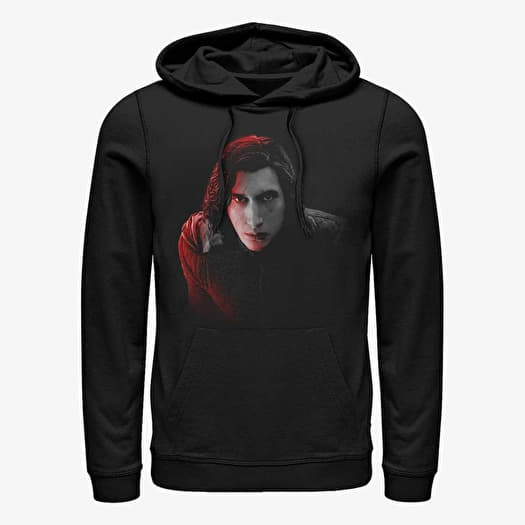 Sweatshirt Merch Star Wars: Last Jedi - Kylo Ren Face Unisex Hoodie Black