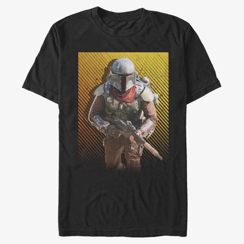 T-shirts Merch Star Wars: The Mandalorian - Solo Marshal Unisex T-Shirt Black