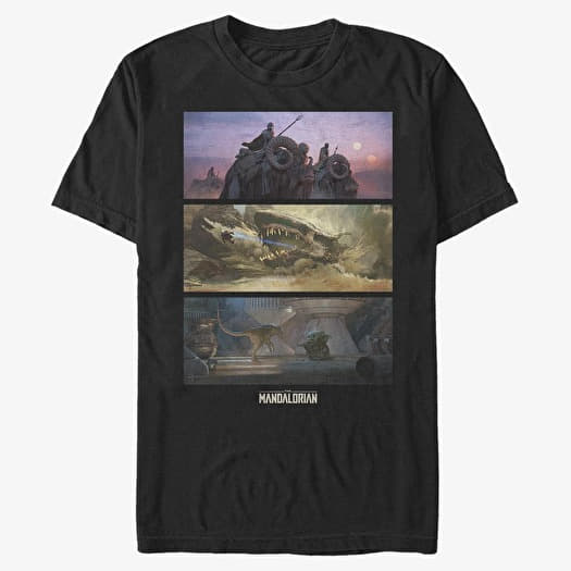 T-shirt Merch Star Wars: The Mandalorian - Epic Story Unisex T-Shirt Black