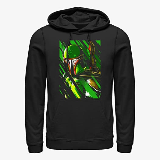 Sweatshirt Merch Star Wars: Classic - Boba Fett Unisex Hoodie Black
