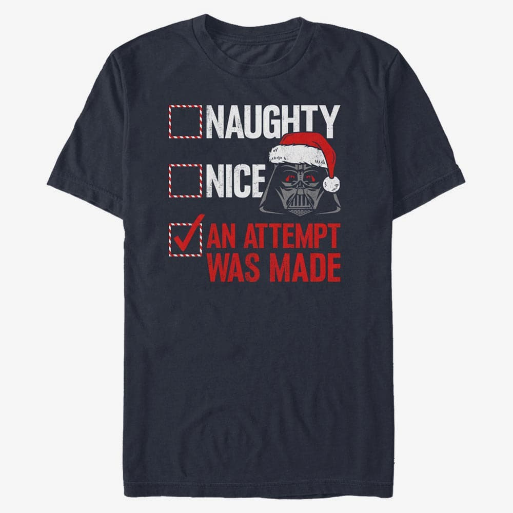 Tricouri Merch Star Wars: Classic - Attempt Was Made Unisex T-Shirt Navy Blue