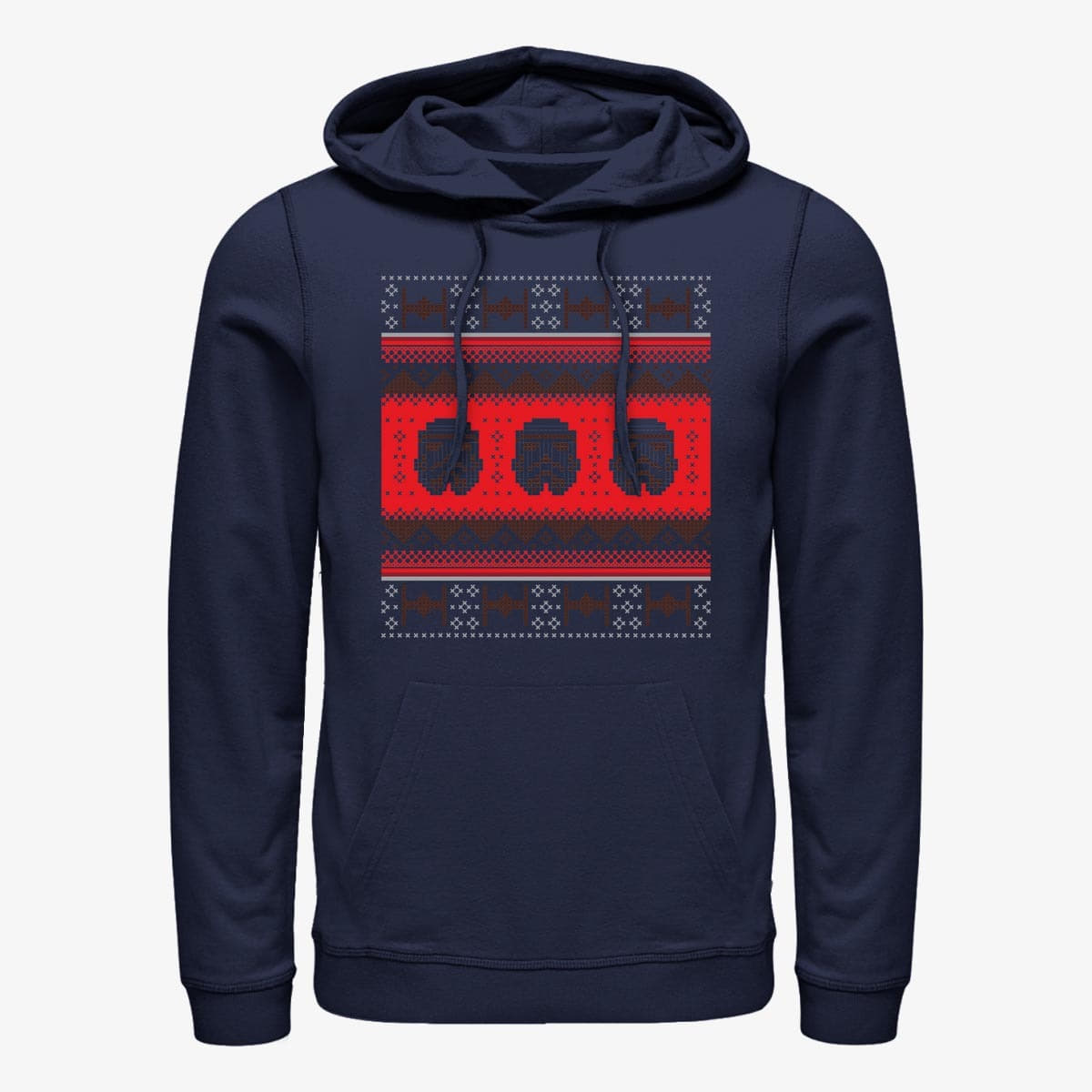 Hupparit ja collegepaidat Merch Star Wars: Classic - Trooper Stitches Unisex Hoodie Navy Blue