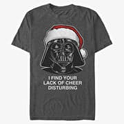 Merch Star Wars: Classic - Lack of Cheer Unisex T-Shirt Dark Heather Grey