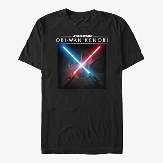 T-shirt Merch Star Wars Obi-Wan - Light Saber Clash Unisex T-Shirt Black