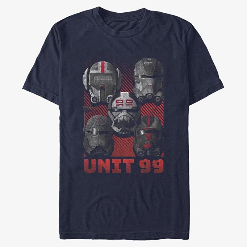 Футболка Merch Star Wars: The Bad Batch - Unit 99 Unisex T-Shirt Navy Blue