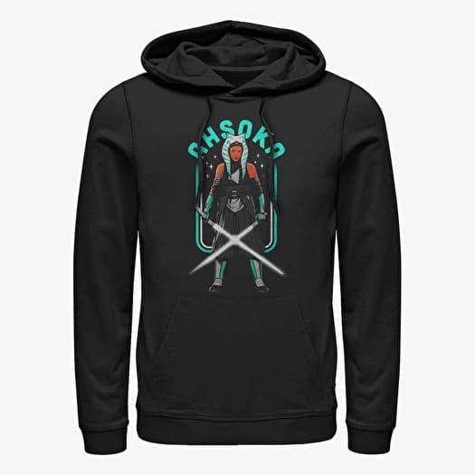 Majica Merch Star Wars: The Mandalorian - Amongst The Stars Unisex Hoodie Black