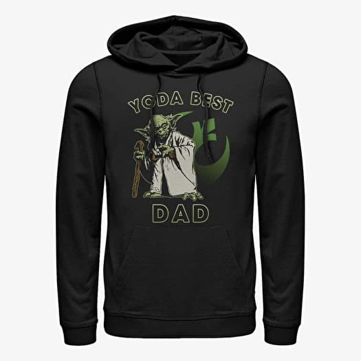 Merch Star Wars: Classic - Yoda Best Dad Unisex Hoodie Black