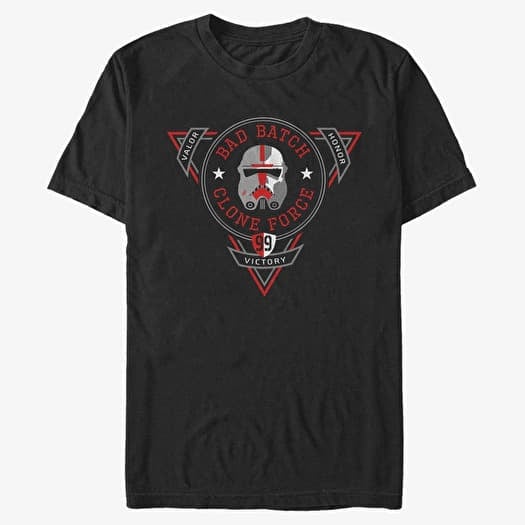 T-shirt Merch Star Wars: The Bad Batch - Badge Of Clones Unisex T-Shirt Black