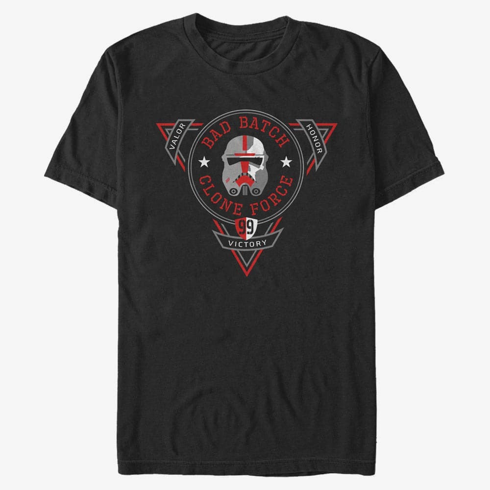 T-Shirts Merch Star Wars: The Bad Batch - Badge Of Clones Unisex T-Shirt Black