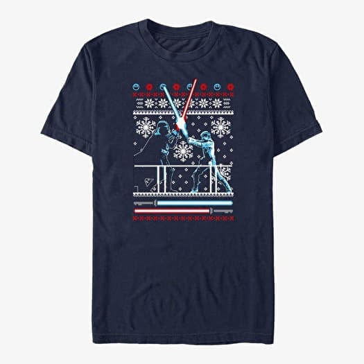 T-shirt Merch Star Wars: Classic - Ugly Fued Unisex T-Shirt Navy Blue