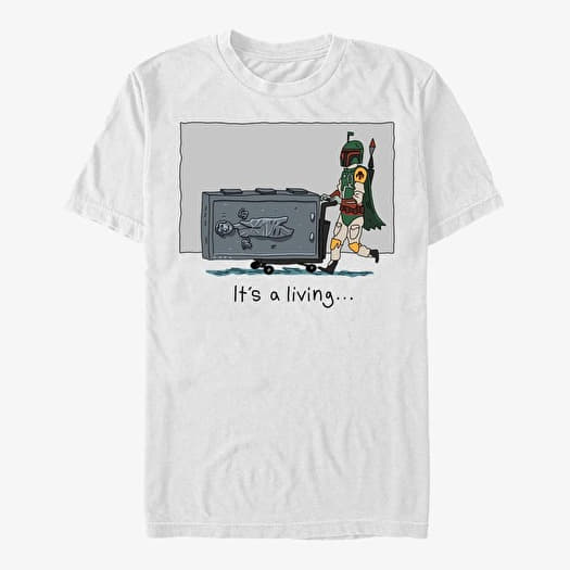 T-shirt Merch Star Wars: Classic - Its A Living Unisex T-Shirt White