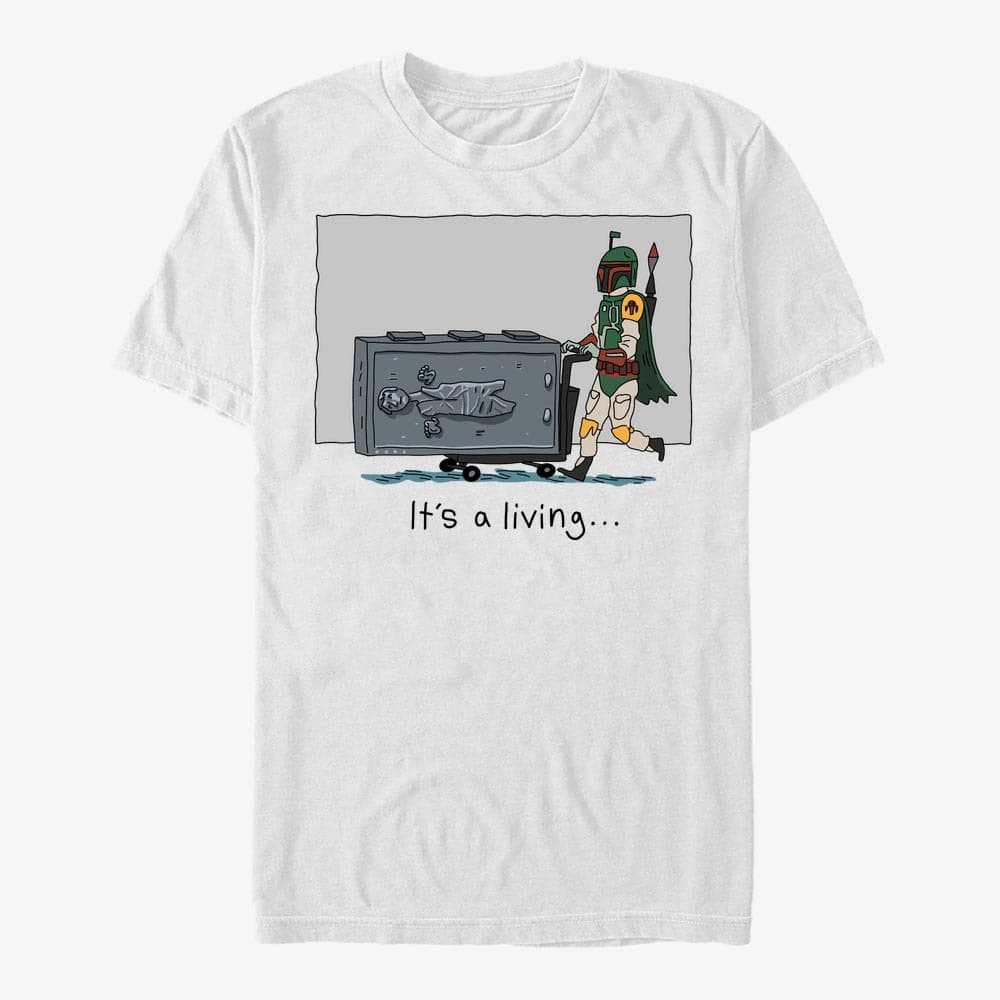 T-Shirts Merch Star Wars: Classic - Its A Living Unisex T-Shirt White