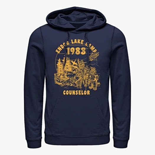 Mikina Merch Star Wars: Classic - Ewok Camper Unisex Hoodie Navy Blue