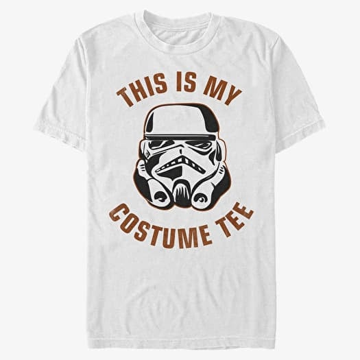 Camiseta Merch Star Wars: Classic - This Is My Storm Trooper Costume Tee Unisex T-Shirt White