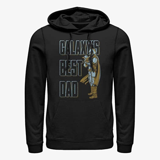 Sweatshirt Merch Star Wars: The Mandalorian - Daddy MandoO Unisex Hoodie Black