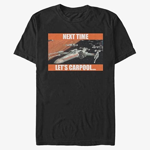 T-shirt Merch Star Wars: Classic - Next Time Let's Carpool Unisex T-Shirt Black