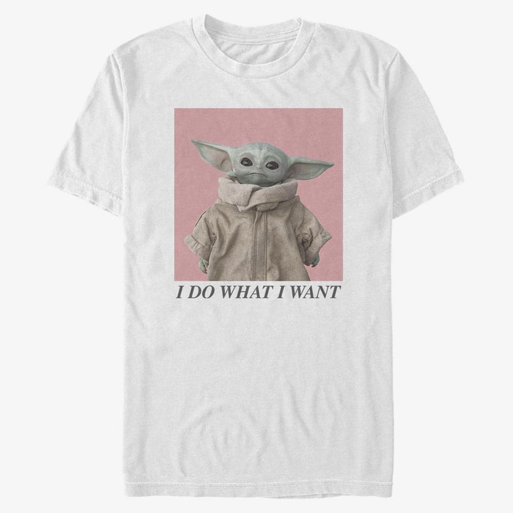 Magliette Merch Star Wars: The Mandalorian - Sassy Baby Unisex T-Shirt White