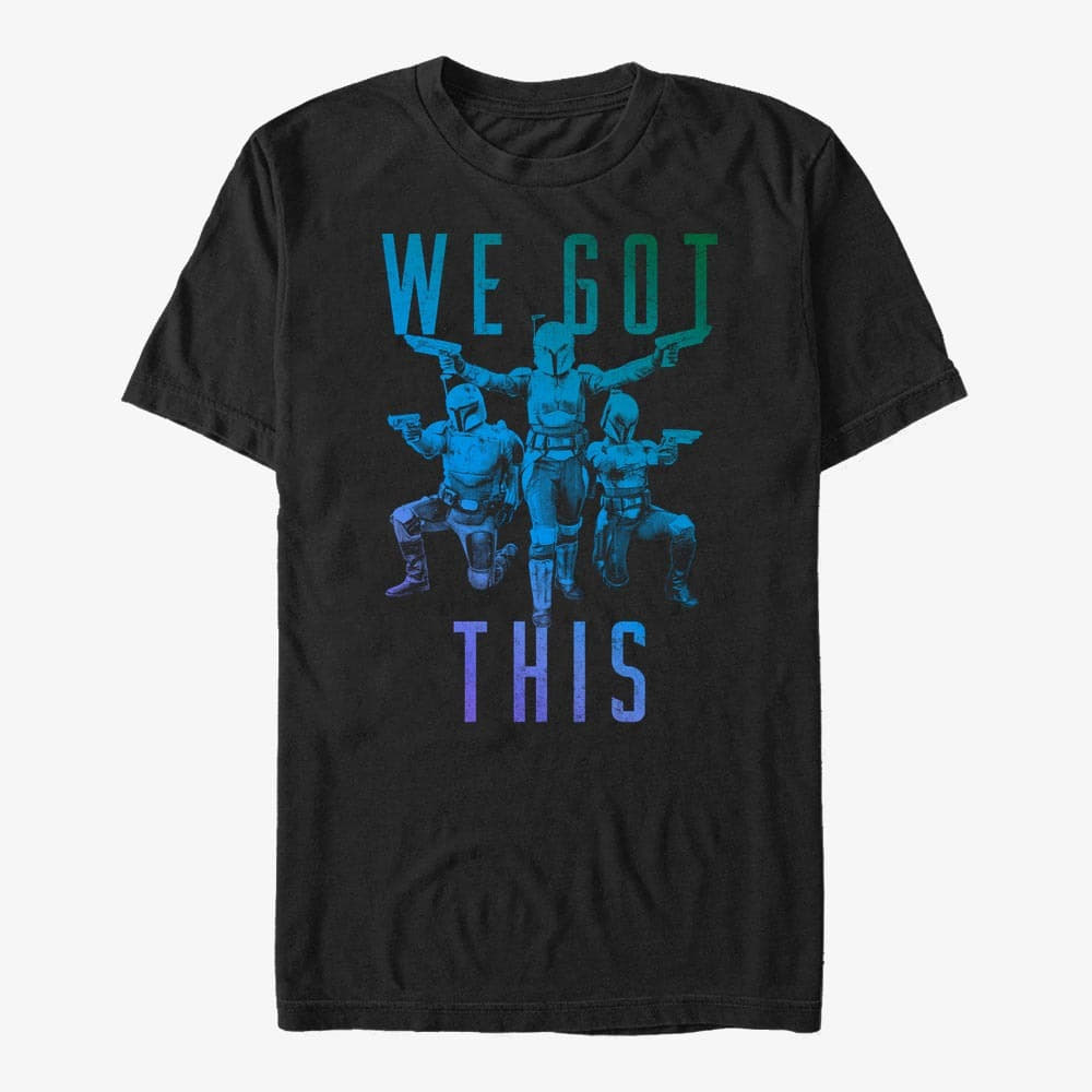 T-Shirts Merch Star Wars: The Mandalorian - MandoMon Epi3 Water Unisex T-Shirt Black