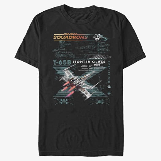 T-shirt Merch Star Wars: Squadrons - X-Wing Squad Scheme Unisex T-Shirt Black