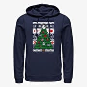 Merch Star Wars: Classic - Galactic Tree Unisex Hoodie Navy Blue