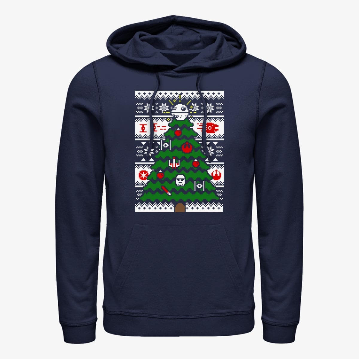 Felpe Merch Star Wars: Classic - Galactic Tree Unisex Hoodie Navy Blue