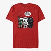 Merch Star Wars: Classic - Boba It's Cold Unisex T-Shirt Red