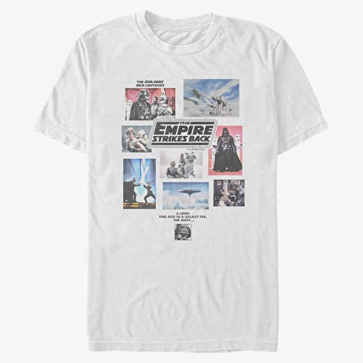 T-shirt Merch Star Wars: Classic - Empire Scrapbook Unisex T-Shirt White