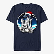 Merch Star Wars: Classic - Holiday D2 Unisex T-Shirt Navy Blue