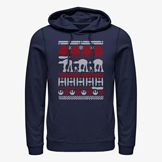 Mikina Merch Star Wars: Classic - Sweater Unisex Hoodie Navy Blue