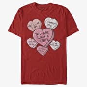 Merch Star Wars: Classic - Candy Hearts Unisex T-Shirt Red
