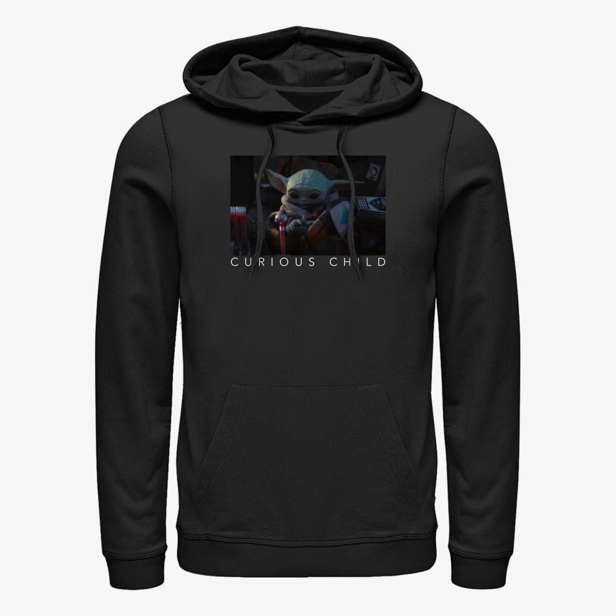 Суитчъри Merch Star Wars: The Mandalorian - Curious Photo Unisex Hoodie Black
