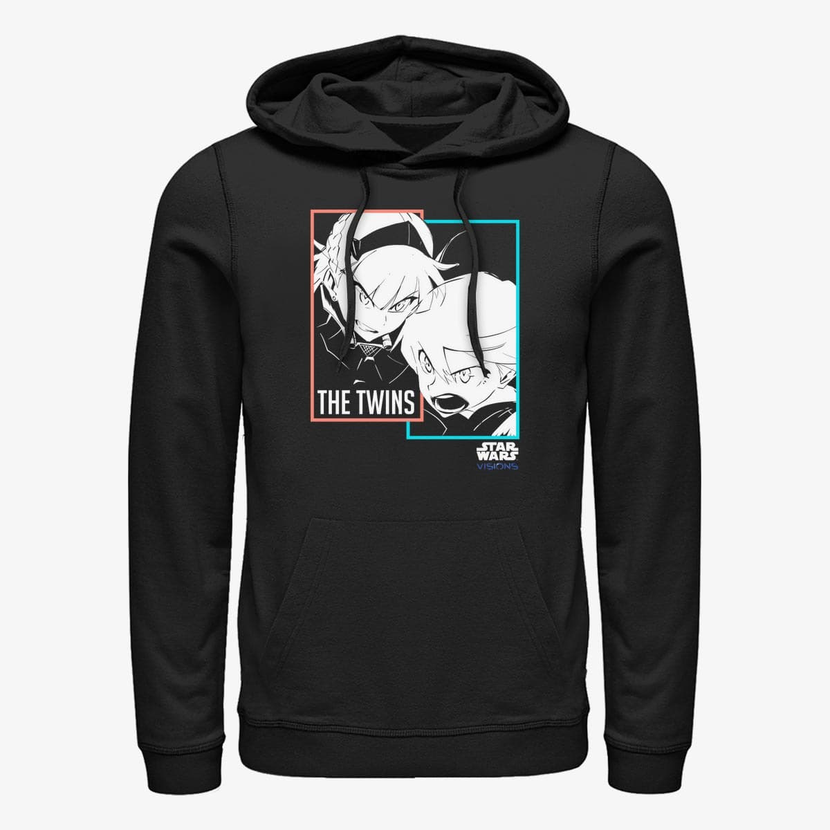 Суитчъри Merch Star Wars: Visions - Twins Shout Unisex Hoodie Black