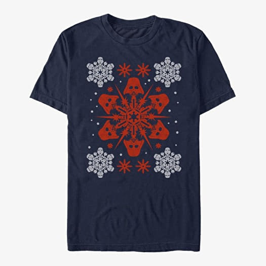 T-shirt Merch Star Wars - Vader Holiday Unisex T-Shirt Navy Blue