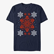 Merch Star Wars - Vader Holiday Unisex T-Shirt Navy Blue