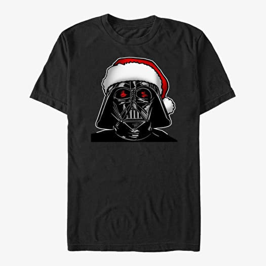 Tričko Merch Star Wars: Classic - Santa Darth JCP Unisex T-Shirt Black