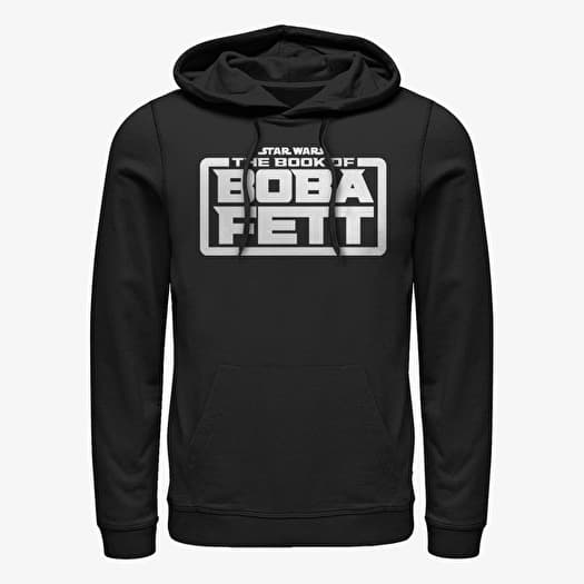 Mikina Merch Star Wars Book of Boba Fett - Basic Logo Unisex Hoodie Black