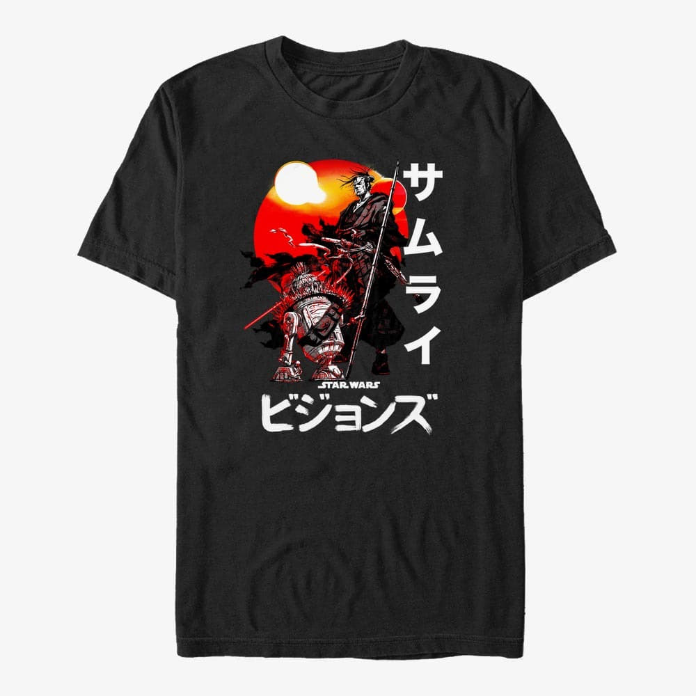 Majice Merch Star Wars: Visions - Star Samurai Unisex T-Shirt Black