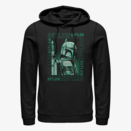 Sweatshirt Merch Star Wars Book of Boba Fett - Punk Outlaw Unisex Hoodie Black