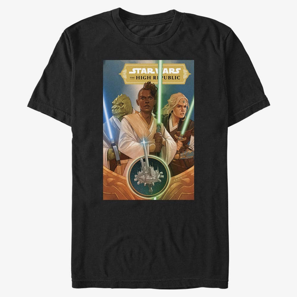 T-Shirts Merch Star Wars: High Republic - Hero Cover Unisex T-Shirt Black