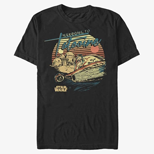 T-shirt Merch Star Wars: Classic - Vacation Spot Unisex T-Shirt Black