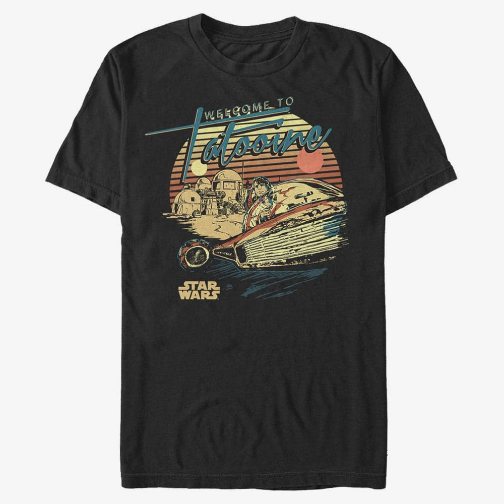 T-Shirts Merch Star Wars: Classic - Vacation Spot Unisex T-Shirt Black