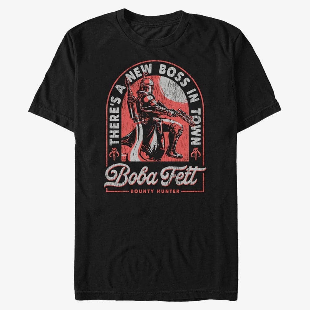 T-Shirts Merch Star Wars Book of Boba Fett - The New Boss Unisex T-Shirt Black